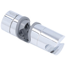 Supporto doccia cromato in ABS per barra scorrevole 360 18-25mm