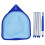 Pool Skimmer Sturdy Durable Plastic Detachable Easy Assembly Nylon Net Pool Net Skimmer 2