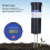 Testeur de pH du sol 18,6 cm / 7,3 po, 3x AA, IP54, pH 3-9 4