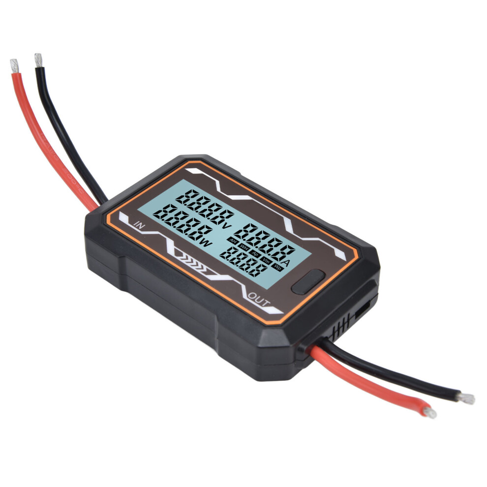 Dc Power Meter Backlight Setting Large Screen Display Multifunctional Power Tester For Solar Energy Systems 0 To 60V100a 9481321772134