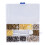 Kit di rivetti 240 pezzi 6mm/8mm oro/bronzo/argento/grigio 2