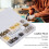 Kit di rivetti 240 pezzi 6mm/8mm oro/bronzo/argento/grigio 4