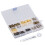 Kit di rivetti 240 pezzi 6mm/8mm oro/bronzo/argento/grigio 15