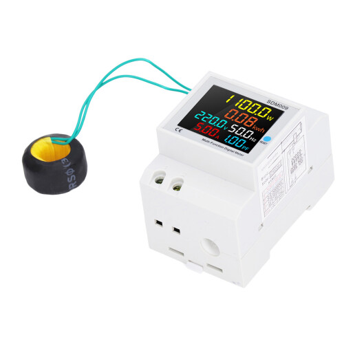 SDM009-E Moniteur du facteur de puissance 40-300V 0-100A 2