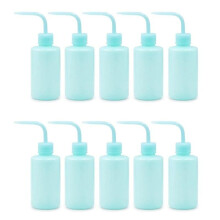 10 τεμάχια μπουκαλάκι πλύσης 250ml μπλε στενό στόμιο πιεστικό