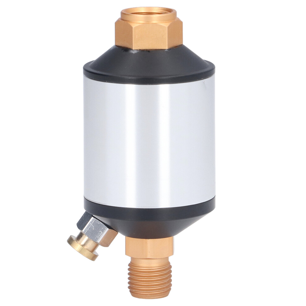 Mini In Line Air Filter Aluminum Oil Water Separator For Pneumatic Tools 1/4In Npt Inlet Outlet 7671321772896