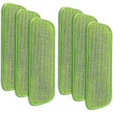 6 wasbare/herbruikbare microvezel dweilpads compatibel met Swiffer Wet Jet~15082