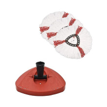 Mop Wasbare dweilpad Polyester Herbruikbare dweildoek Dweilkop Vervangende accessoires voor