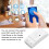 Interruptor inteligente WiFi 90-250V 10A ABS Encendido/Apagado 4