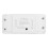 Interruptor inteligente WiFi 90-250V 10A ABS Encendido/Apagado 3