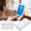 Interruptor inteligente WiFi 90-250V 10A ABS Encendido/Apagado 7