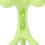 Masajeador de ABS en forma de gatito verde, 12x7.5x7 cm 10
