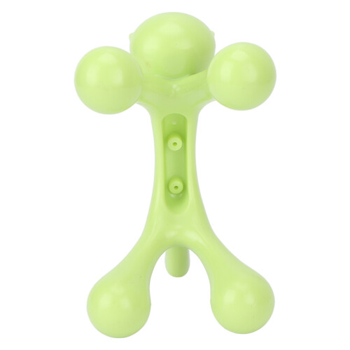 Masajeador de ABS en forma de gatito verde, 12x7.5x7 cm 2