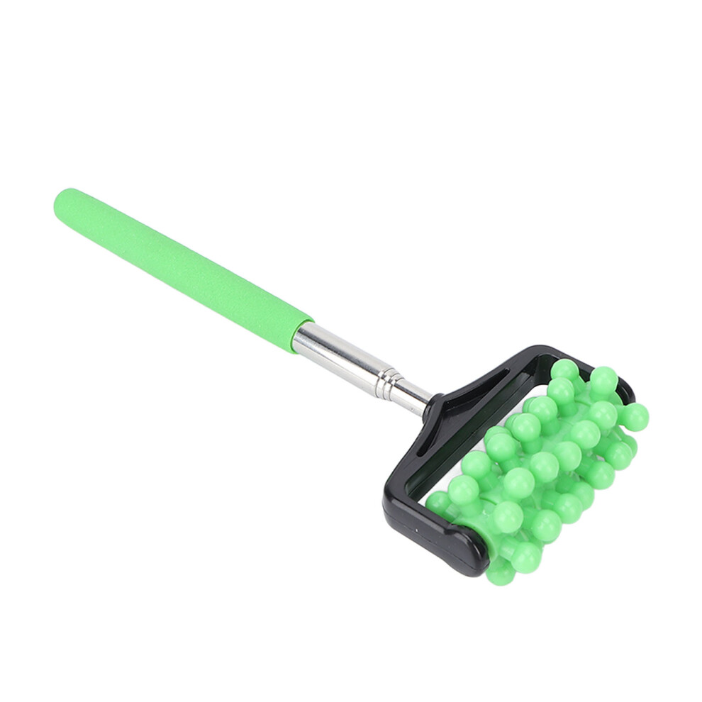 Telescopic Back Massage Stick Men Women Household Muscle Soreness Pain Relief Roller MassagerGreen
