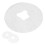 100 pezzi coperture per viso usa e getta 29x29cm bianco 16