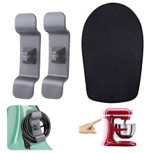 Tappetini scorrevoli per mixer Mover per robot da cucina Kitchenaid con 2 organizer per cavi Tappetino