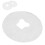 100 pezzi coperture per viso usa e getta 29x29cm bianco 15