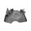 Cubierta frontal plateada del piñón delantero 120 mm 50cc-125cc 4