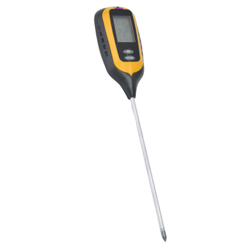 pH-mètre du sol 4 en 1 ABS/acier, 147 g, pH 4-9 2