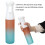 Flacone spray in ABS da 300 ml, trasparente, a prova di perdite, dimensioni 5,3  25 cm. 13