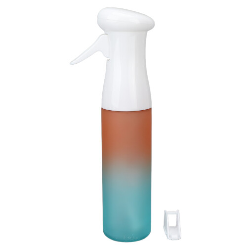 Flacone spray in ABS da 300 ml, trasparente, a prova di perdite, dimensioni 5,3  25 cm.