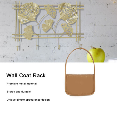 Gingko Leef Design Coat Rack 45 x 30 cm 780g ferro 2