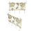 Gingko Leef Design Coat Rack 45 x 30 cm 780g ferro 10