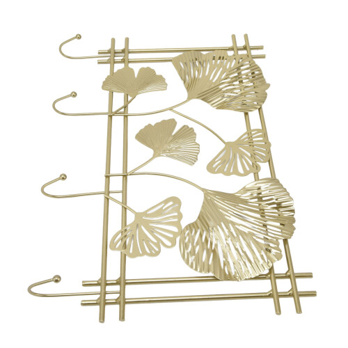 Gingko Leef Design Coat Rack 45 x 30 cm 780g ferro