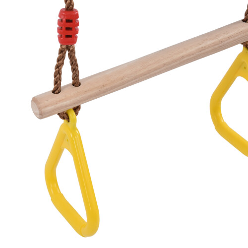 Barre de trapèze robuste 45 cm / 17,7 po 950 g jaune 2