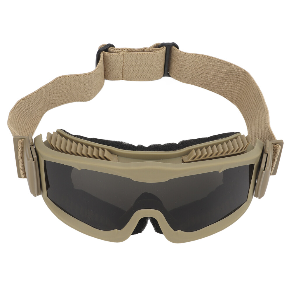 Outdoor Goggles Explosion Proof Safety Glasses With Interchangeable Lenses For Hunting Climbingkhaki 5051321776360