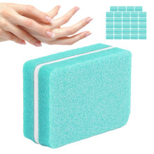 Bloc polissoir pour ongles 30 pièces pour salon professionnel outil de ponçage mini portable vert