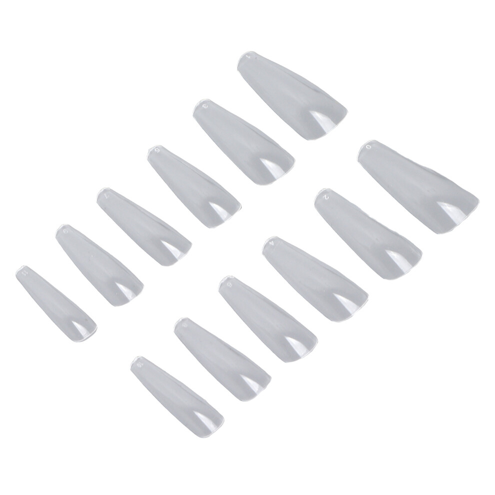 240pcs Artificial Ultra Thin Nail Tips Transparent False Nail Extension Tips Clear Nail Tips