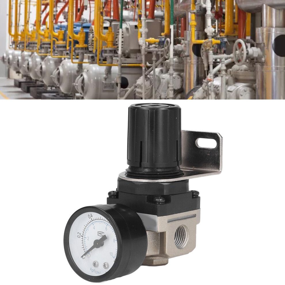 Air Pressure Regulator G1/4 0.05~0.85Mpa Adjustable Control Valve With Bracket Gauge Ar2000â02 9471321776782
