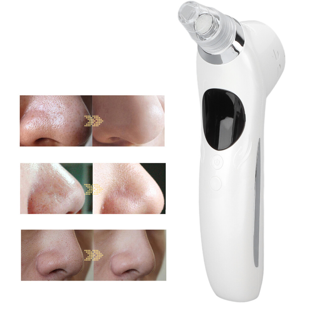 Blackhead Remover Vacuum Facial Pore Cleaner Kit Electric Acne Comedone Whitehead Extractor