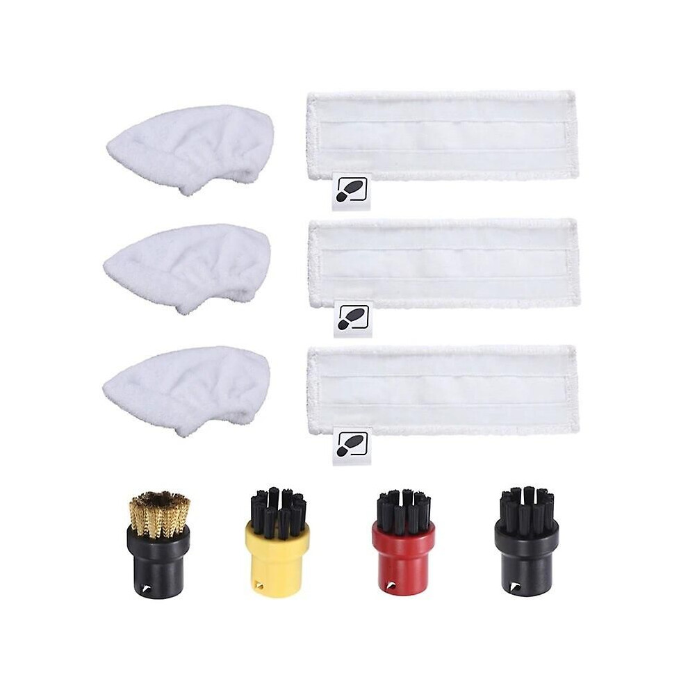 Lot de 9 chiffons en microfibre pour nettoyeur vapeur Karcher Easyfix SC2 SC3 SC4 SC5