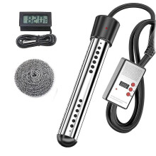 Calentador de piscina de 2500 W con temporizador automático, seguro, ideal para viajes y hogar. Enchufe