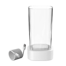 Sonic Brillenreiniger Schmuckuhr Mini Ultraschallpad Vibration Tragbare Make-up-Pinselreinigung ~ 23393