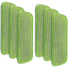 6 wasbare/herbruikbare microvezel dweilpads compatibel met Swiffer Wet Jet~27065