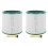 2X Ανταλλακτικό φίλτρο True HEPA για Dyson Pure Cool Link TP01 TP02, TP03 Tower Purifier Μέρος 968126-03~27242 1