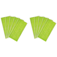 10-pack herbruikbare dweilpads voor Swiffer Wet Jet Vervangbare microvezelpads voor nat en droog vegen~28078
