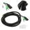 Cable extensor de motor de 9 pines, 130 cm, Color: como se muestra 15