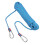Corde d'escalade statique 8 mm 20 m bleue en polyester 14