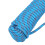 Corde d'escalade statique 8 mm 20 m bleue en polyester 3