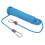 Corde d'escalade statique 8 mm 20 m bleue en polyester 12