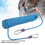 Corde d'escalade statique 8 mm 20 m bleue en polyester 9