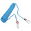 Corde d'escalade statique 8 mm 20 m bleue en polyester 16