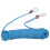 Corde d'escalade statique 8 mm 20 m bleue en polyester 6