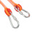 Corde d'escalade statique 8 mm 20 m orange polyester 11