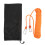 Corde d'escalade statique 8 mm 20 m orange polyester 2