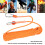 Corde d'escalade statique 8 mm 20 m orange polyester 3